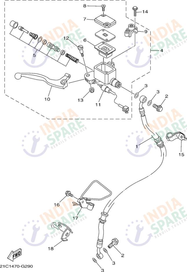 FRONT MASTER CYLINDER